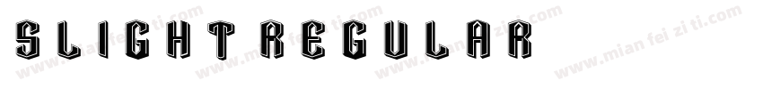 Slight Regular字体转换